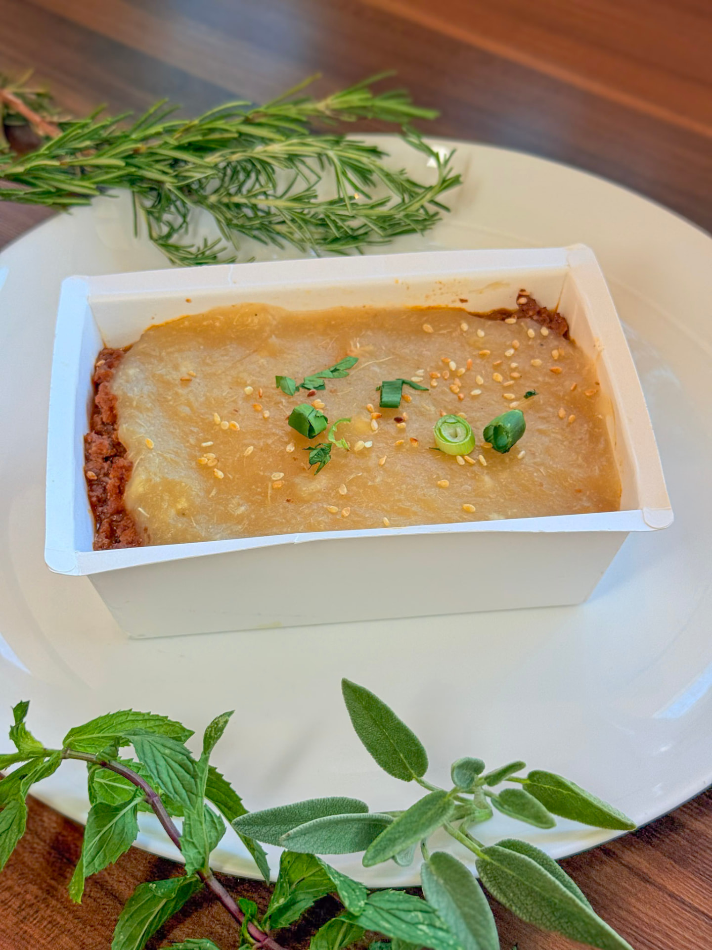 Escondidinho de batata doce com carne 400g
